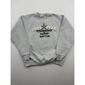 Lonestar Steakhouse Saloon Sweatshirt Vintage XLarge Winston Salem 90s Texas Y2k